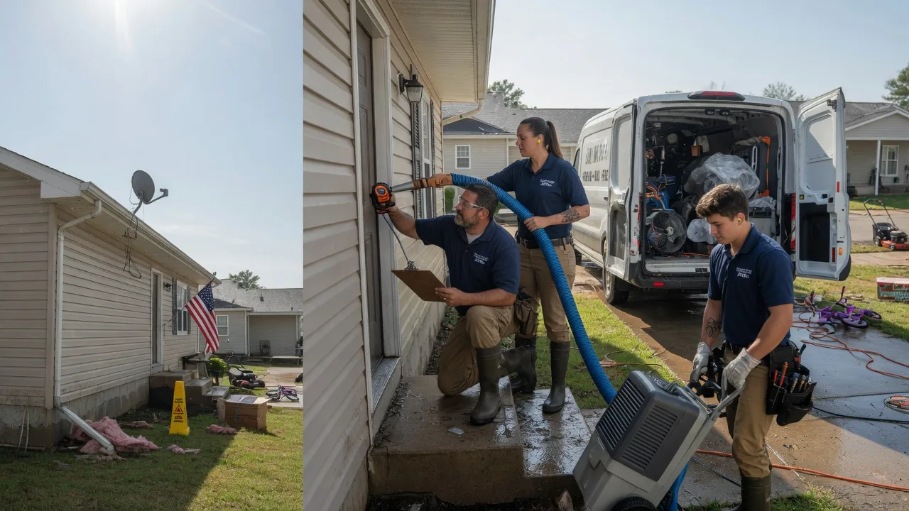 Ceiling Water Damage Restoration in Hopkins, MO near me